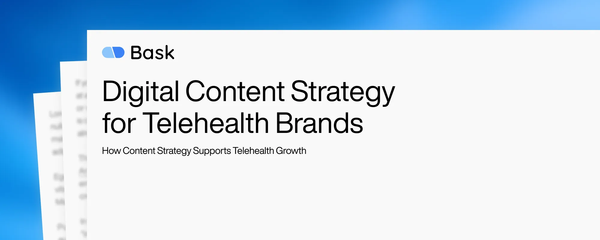 Digital Content Strategy for Telehealth Brands