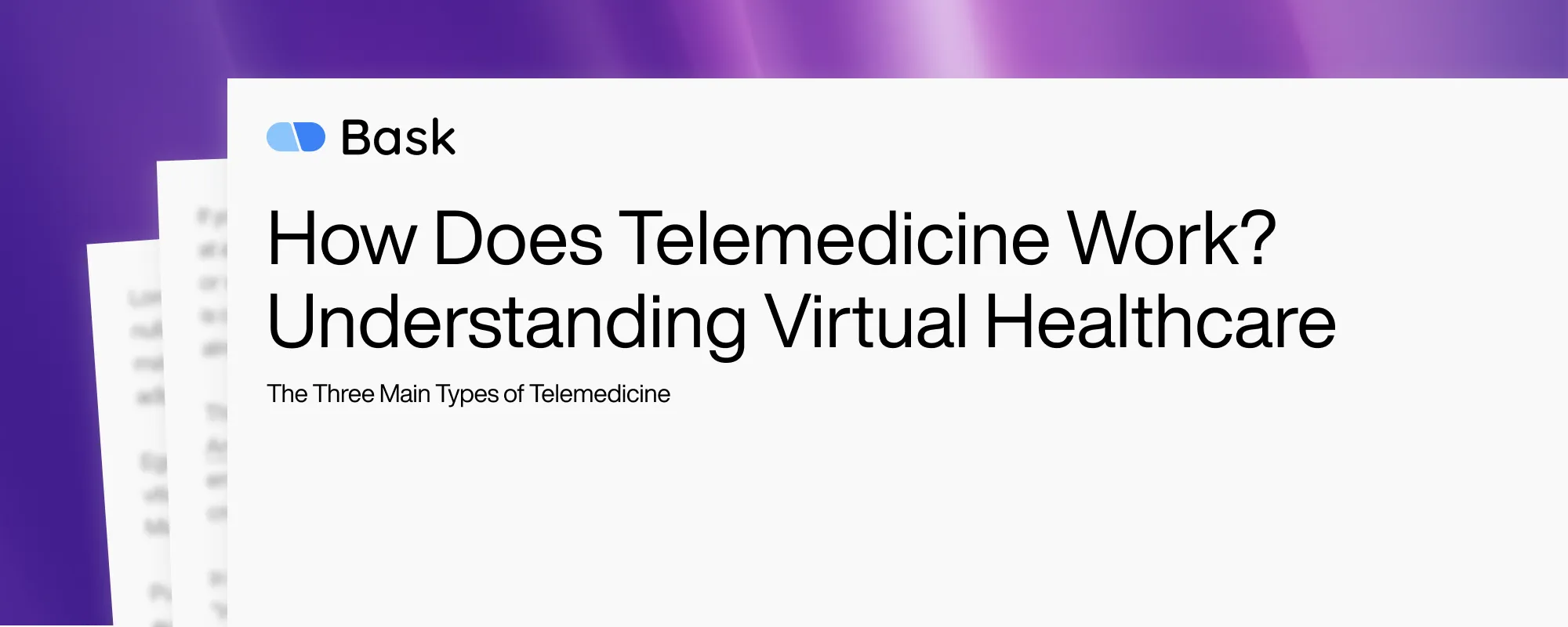 Cover image for How Does Telemedicine Work? Understanding Virtual Healthcare