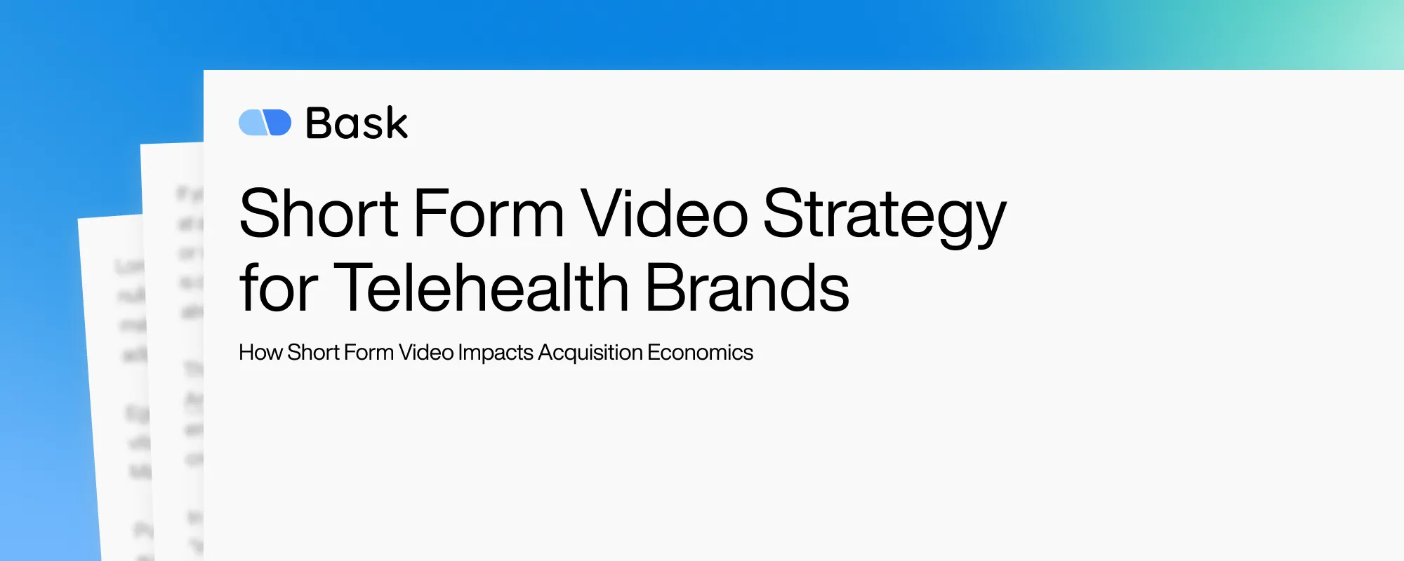 Short Form Video Strategy for Telehealth Brands